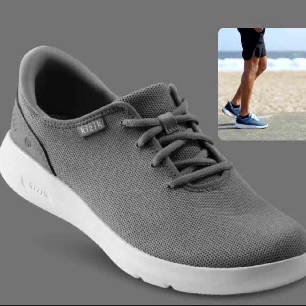 Brand new Kizik hands-free shoes in grey unisex (women’s 8/men’s 6.5)